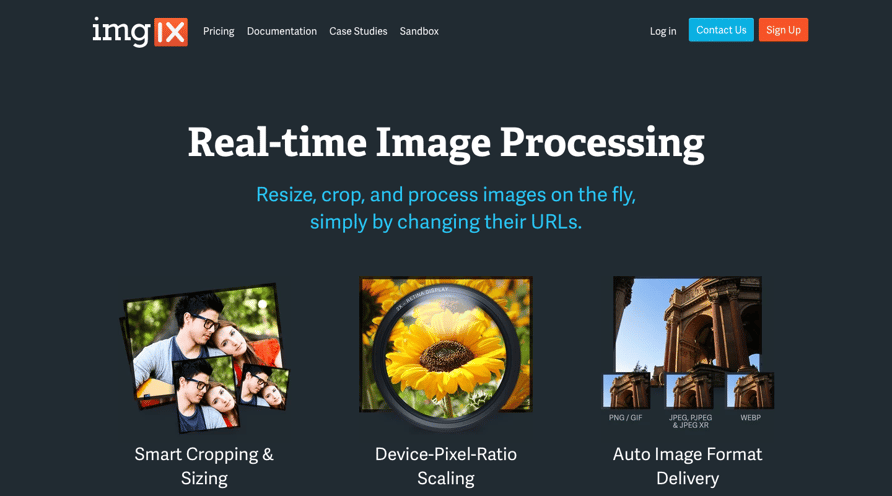 Optimisation des images imgIX Optimisation des images imgIX