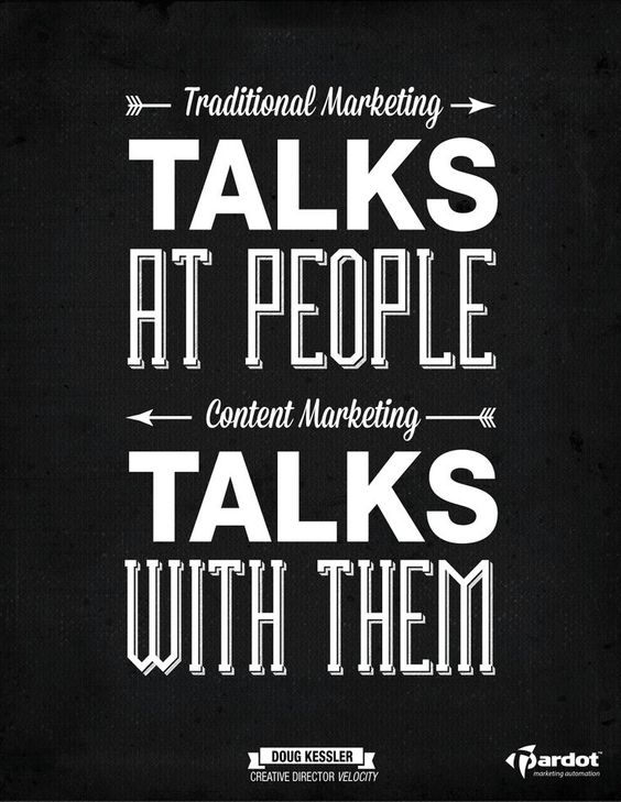 traditional marketing VS content marketing