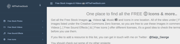 All The Free Stock
